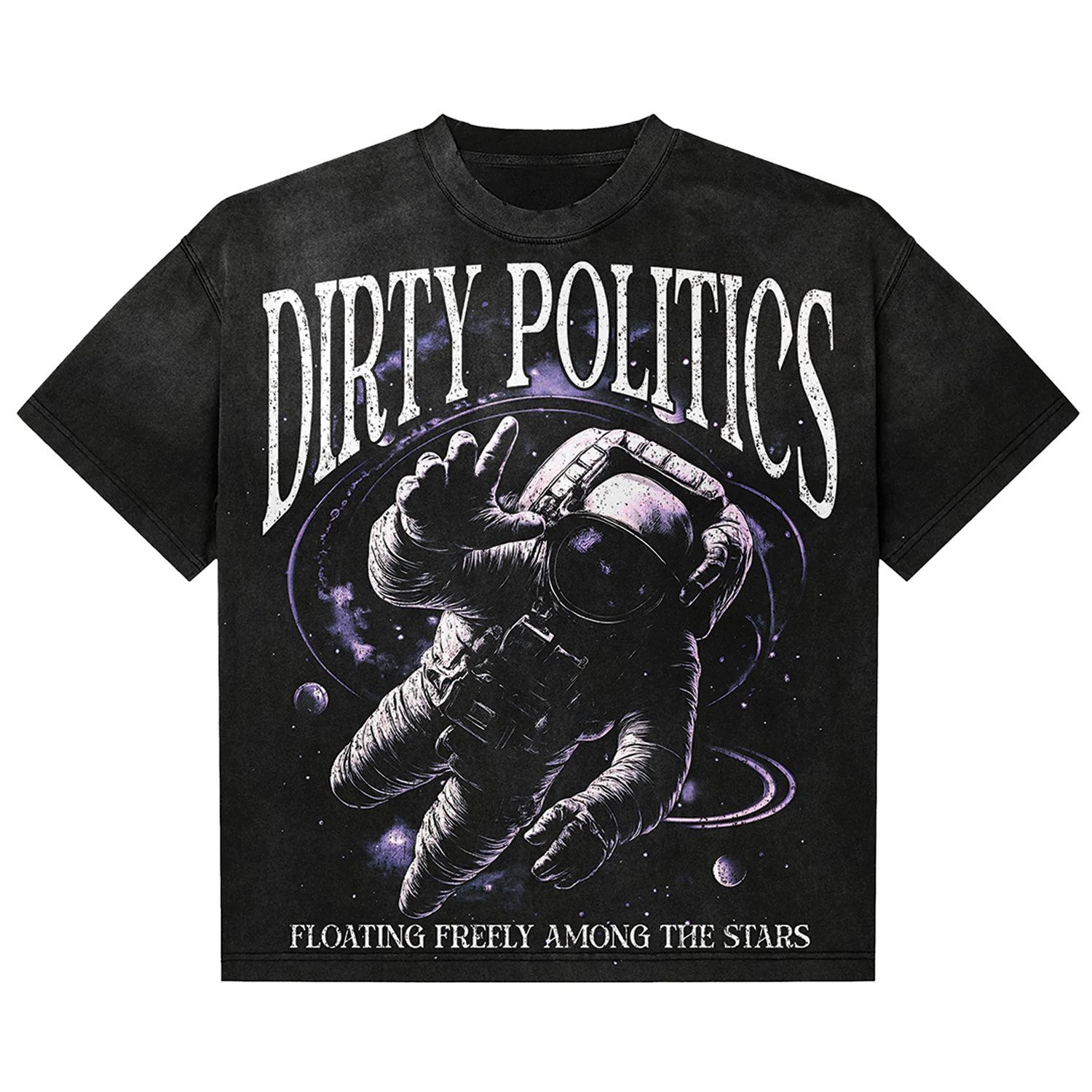 Dirty Politics "Among The Stars" Black Tee