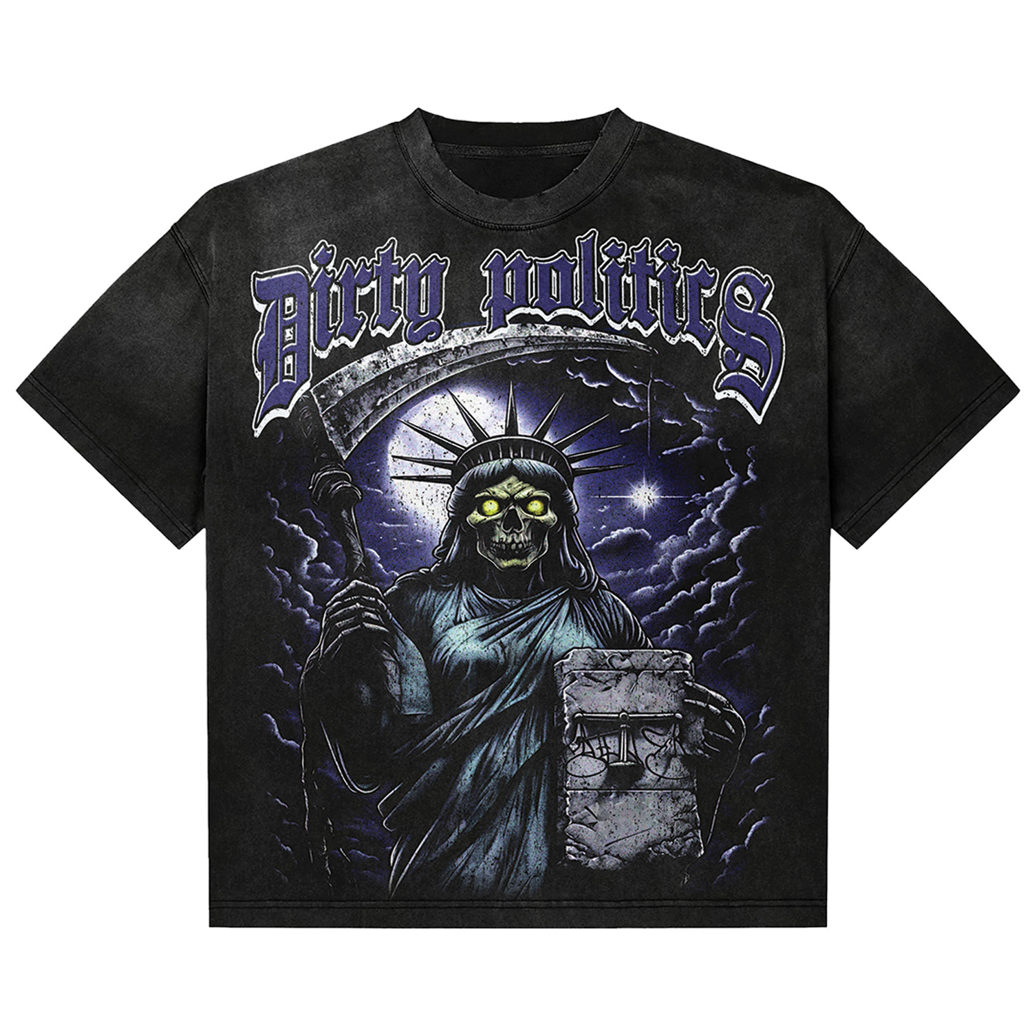 Dirty Politics "Death of Liberty" Black Tee