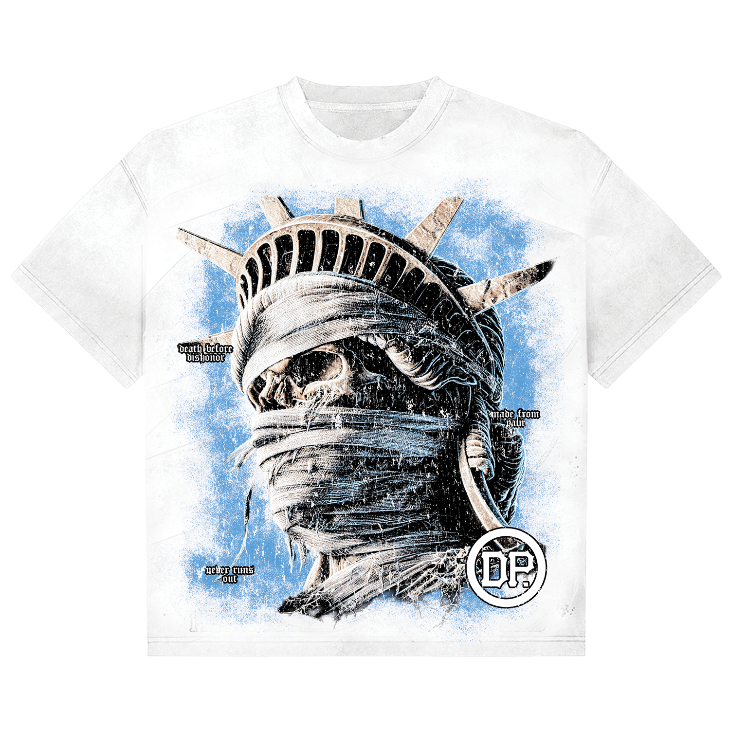 Dirty Politics "Death Before Dishonor" White Tee