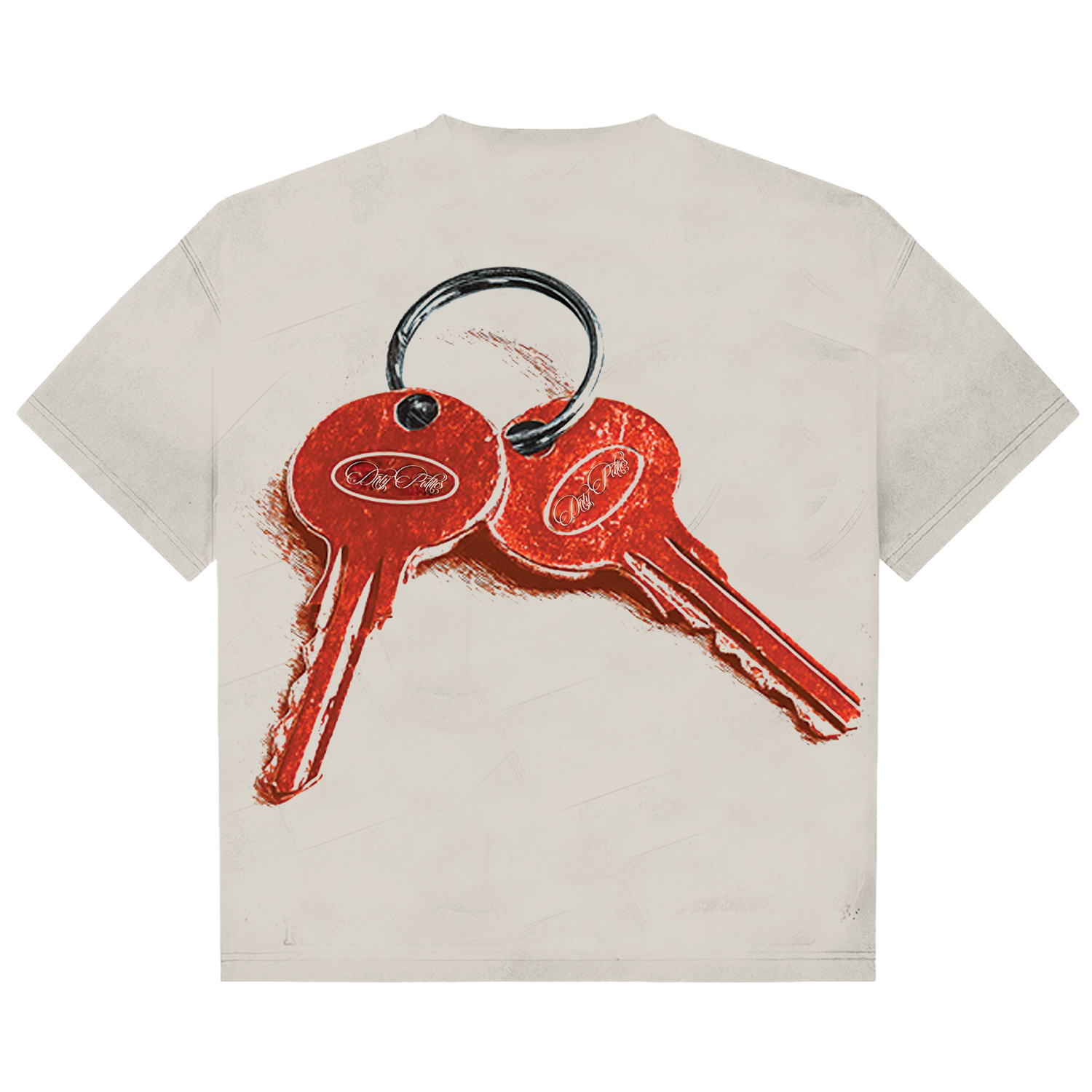 Dirty Politics "Red Key" Creme Tee